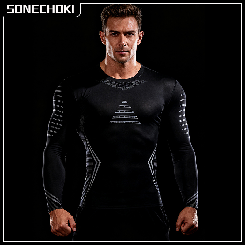 Running Gear Winter - Compression Running Shirt Men Quick Dry
