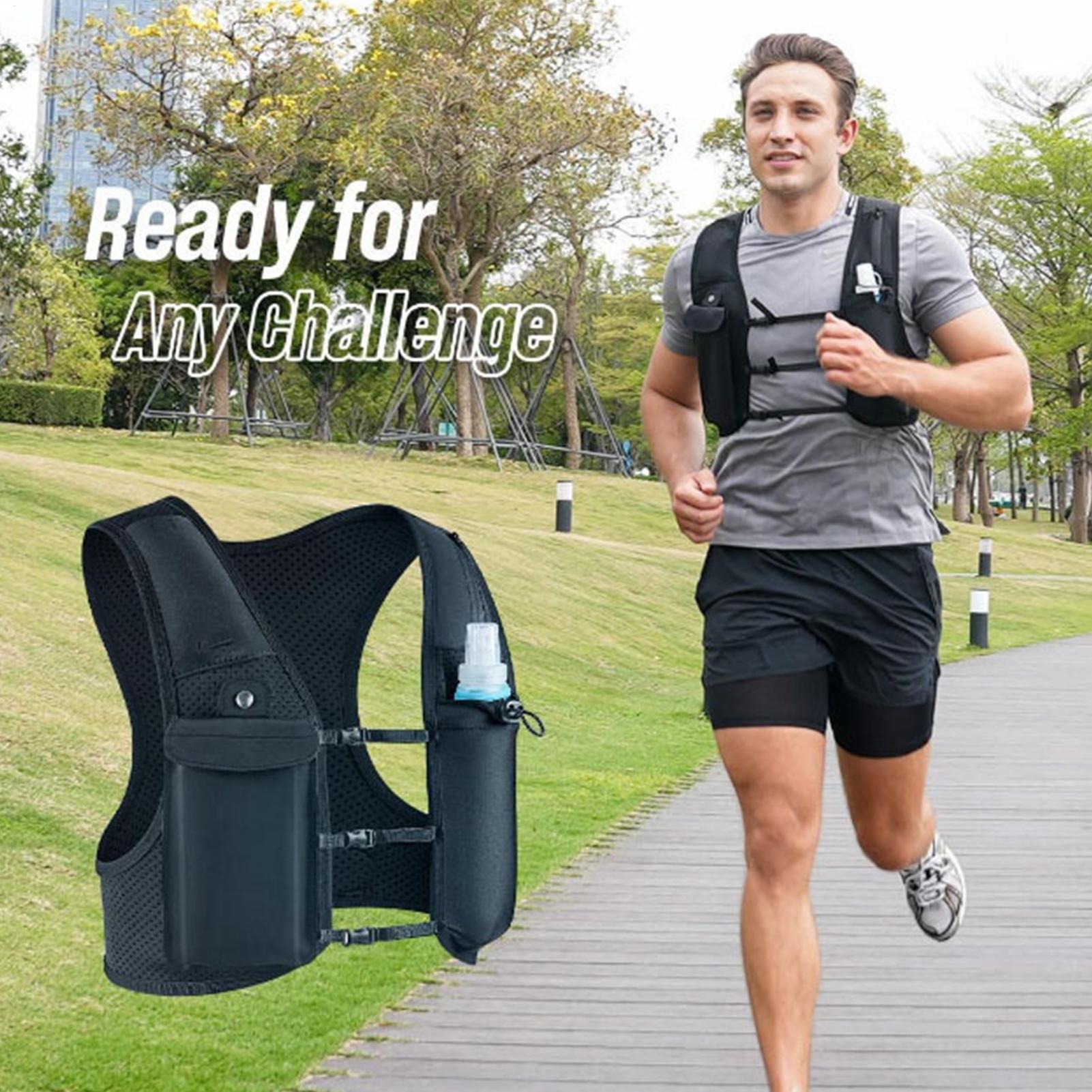 Running Gear Reflective - Running Vest Reflective Hydration Backpack with