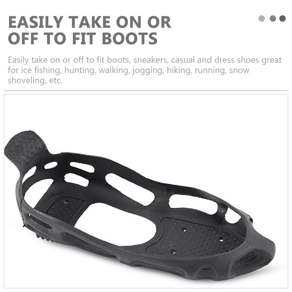 Running Gear In Snow - 1Set Anti-Slip Ice Grippers Tpe Material