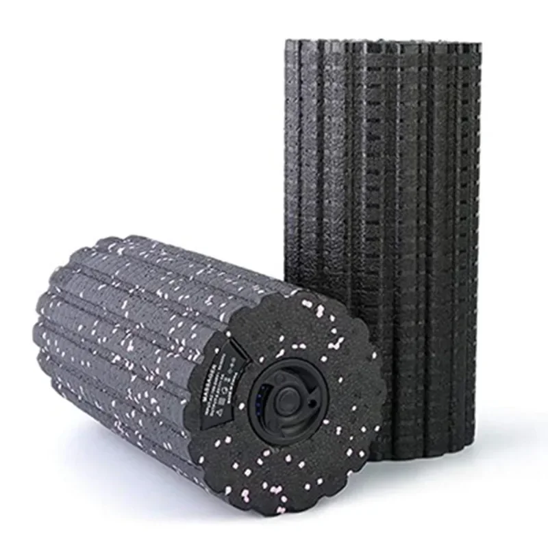 Muscle Roller Stick - 4-Speed Vibrating Electric Yoga Massage Foam