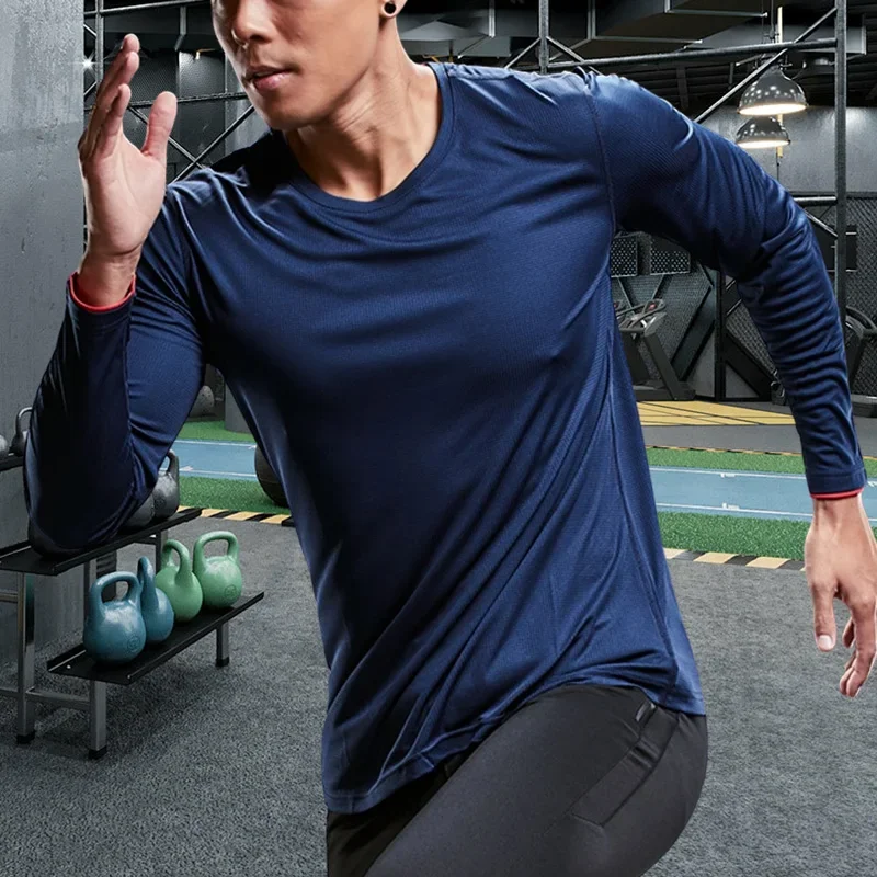 Men Running Sport Shirts Tops  - Running Gear Winter 评论和价格