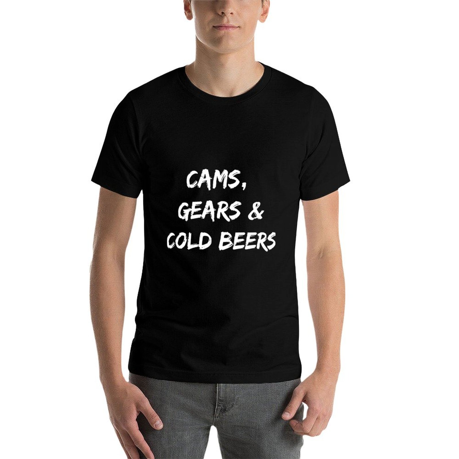 Cams, Gears & Cold Beers T-Shi - Running Gear In The Cold 评论和价格