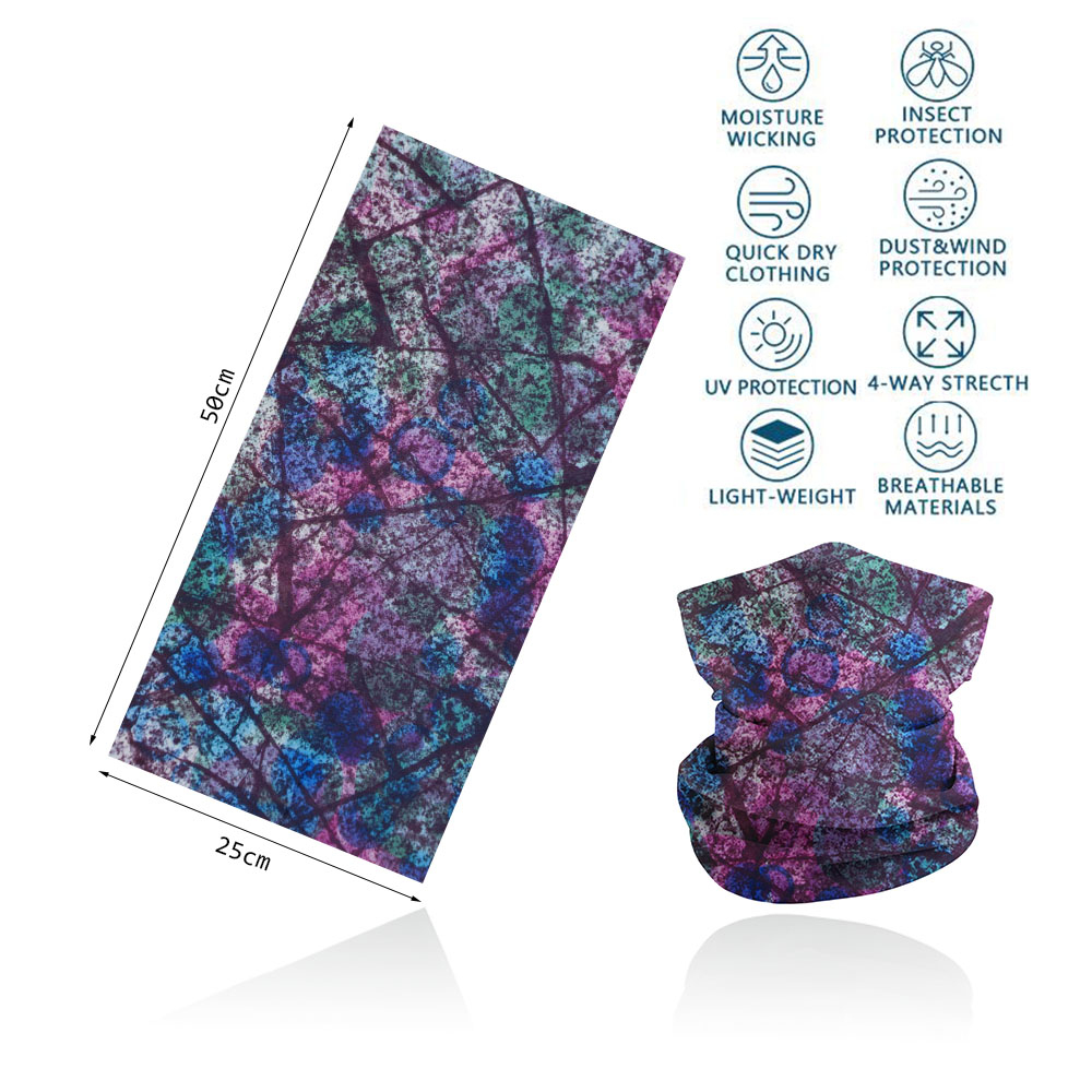 Colorful Printed Snood Hair Ba - Running Gear Youtube 评论和价格