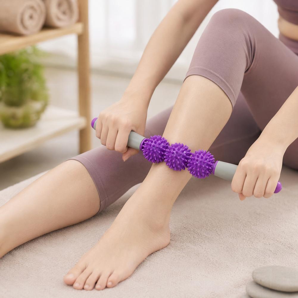 Professional 5-Spiky Fascia Ma - Muscle Roller Stick 评论和价格