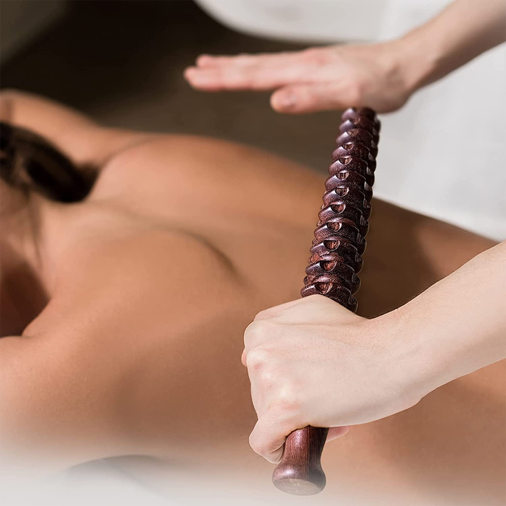 Manual Massager Wooden Handhel - Muscle Roller Stick 评论和价格