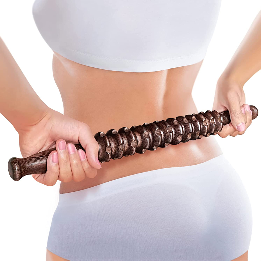 Manual Massager Wooden Handhel - Muscle Roller Stick 评论和价格