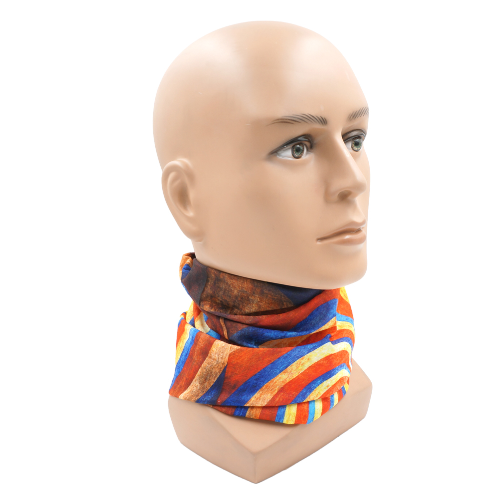 Sprial Stripes Neck Gaiter Geo - Running Gear Youtube 评论和价格