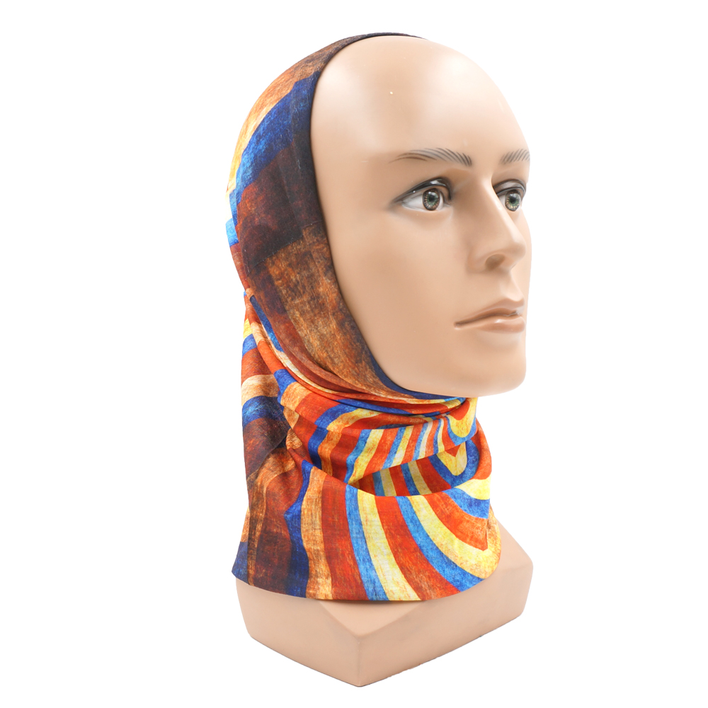 Sprial Stripes Neck Gaiter Geo - Running Gear Youtube 评论和价格
