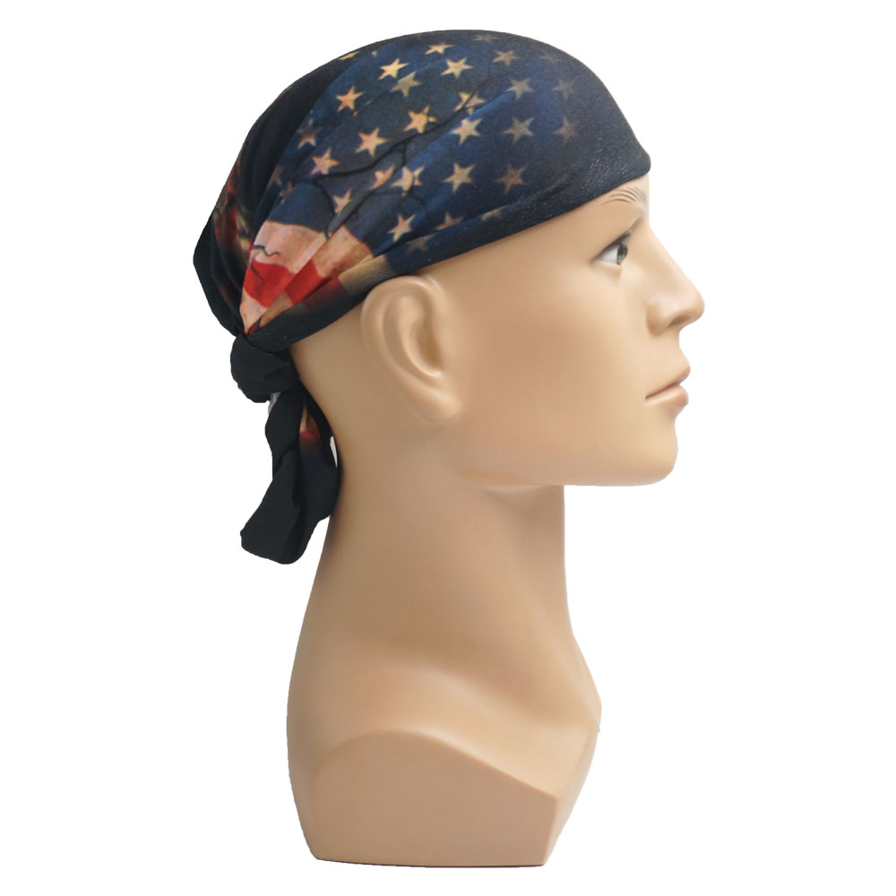 USA Flag Skull Bandana Breatha - Running Gear Youtube 评论和价格