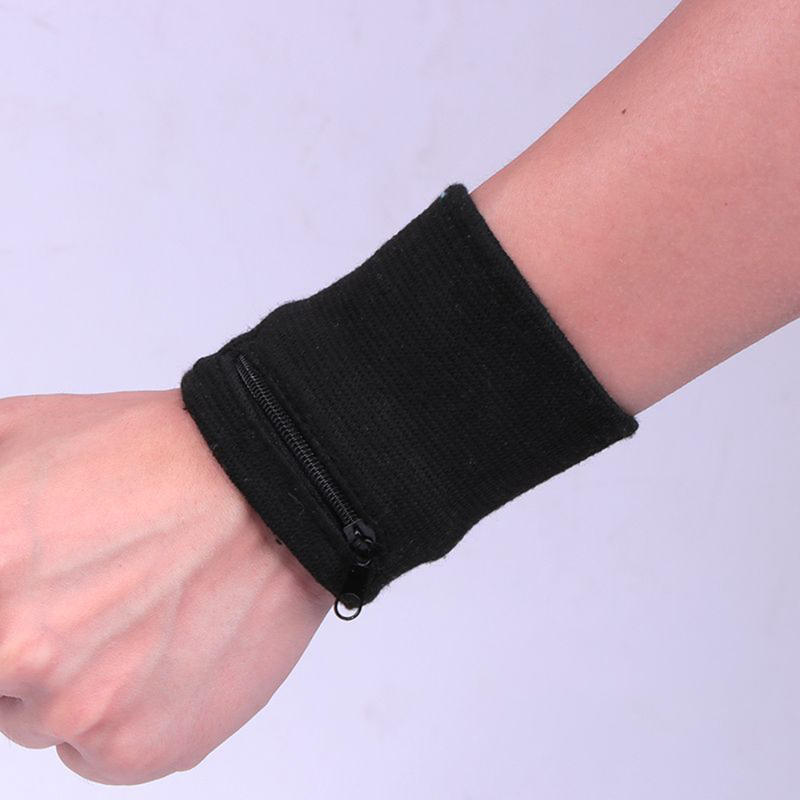 Sports Wristband With Zipper P - Sweat Band Wrist 评论和价格
