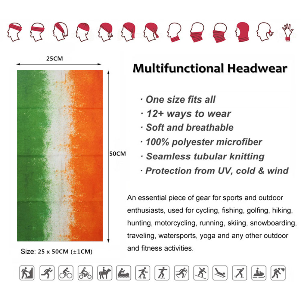 Ireland Flag Printed Face Mask - Running Gear Youtube 评论和价格