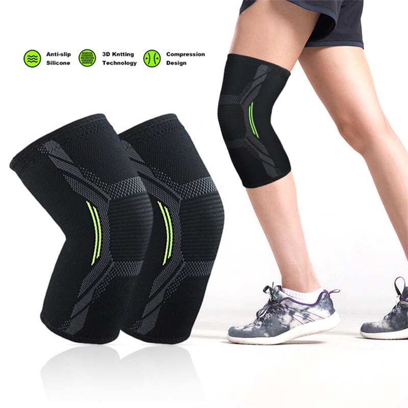 Single Knee Pad Knitted Nylon  - Running Gear In The Cold 评论和价格