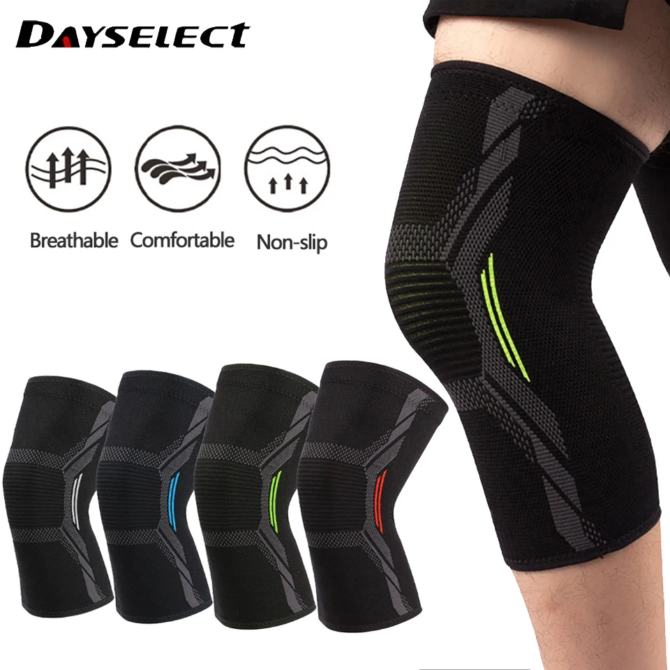 1Pcs Knitted Nylon Sports Knee - Running Gear In The Cold 评论和价格