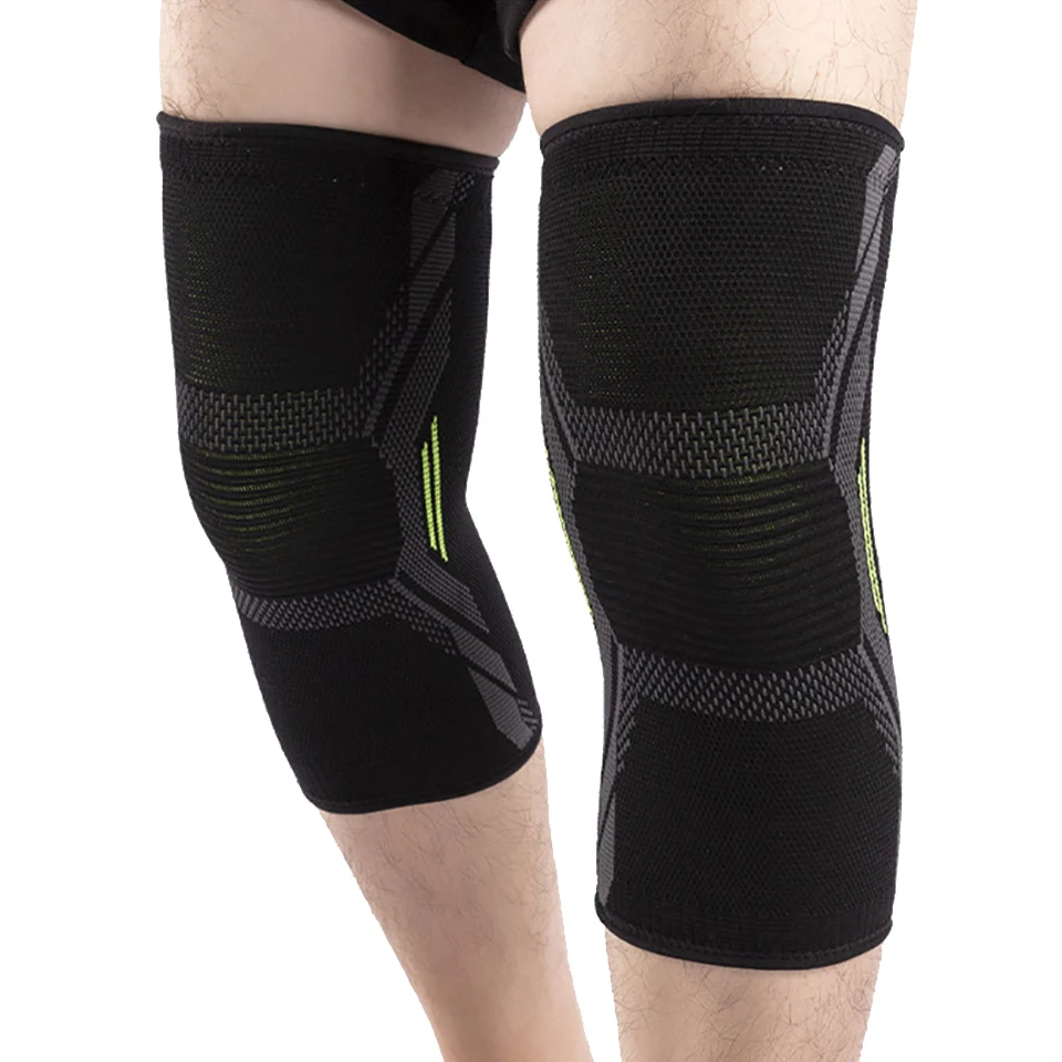 1Pcs Knitted Nylon Sports Knee - Running Gear In The Cold 评论和价格