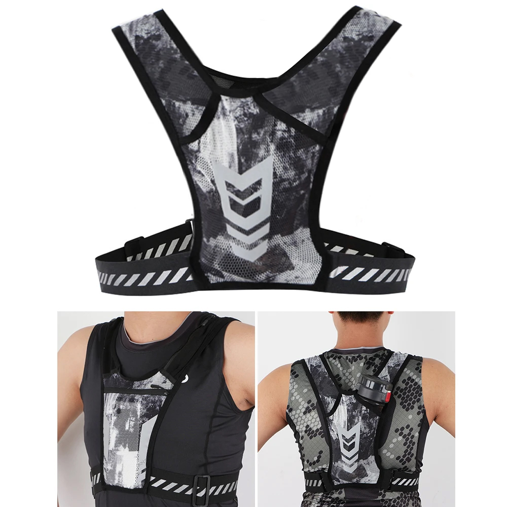 Reflective Running Vest with P - Running Gear Usa 评论和价格
