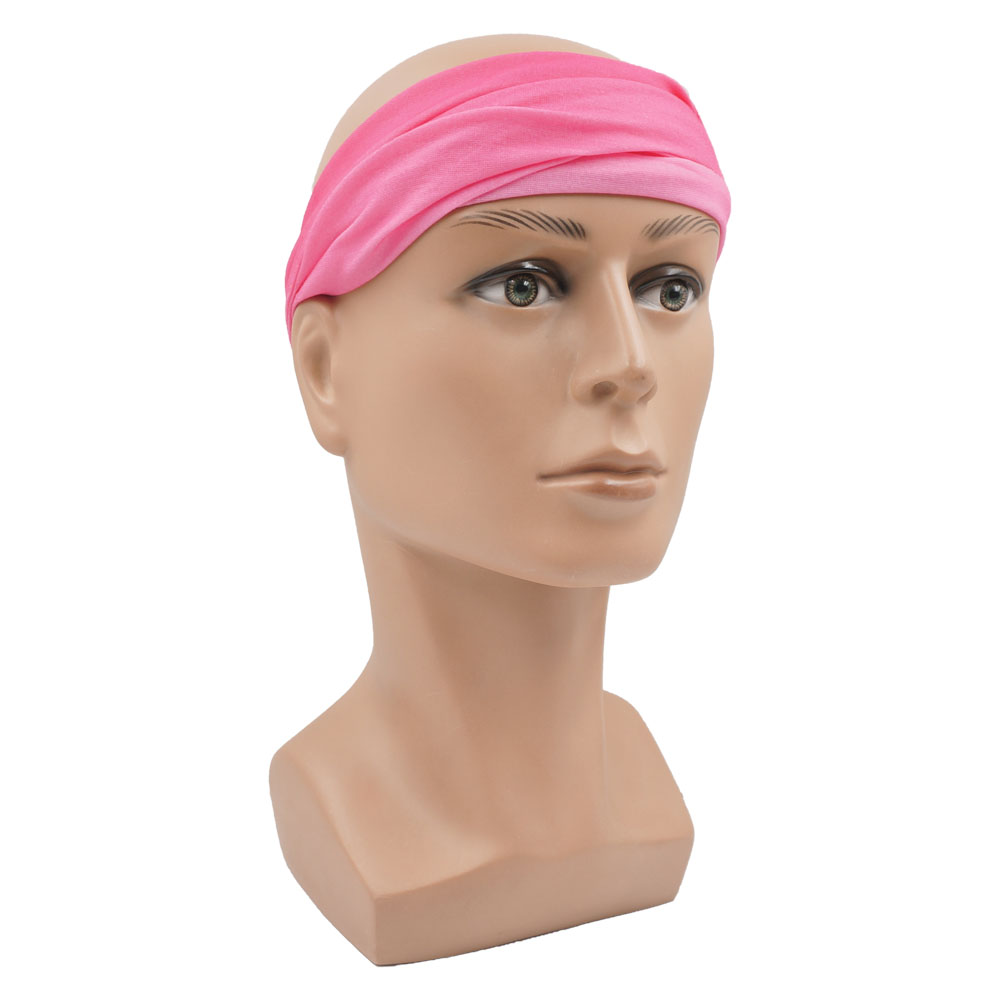 Pink Bandana Face Mask Hiking  - Running Gear Youtube 评论和价格