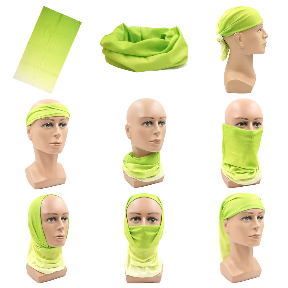 Green Face Bandanas Cover Hiki - Running Gear Youtube 评论和价格