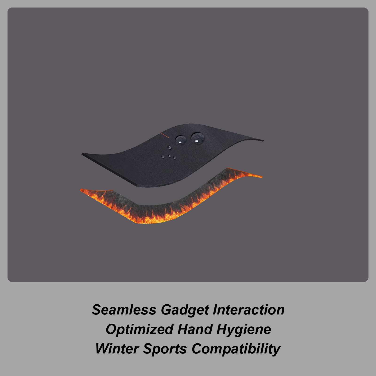Winter warm Gloves Windproof T - Running Gear In Snow 评论和价格