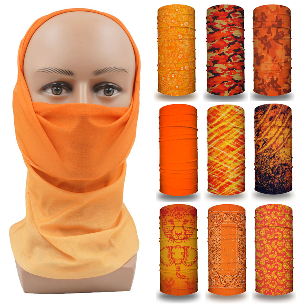 Orange Face Bandana Women Runn - Running Gear Youtube 评论和价格