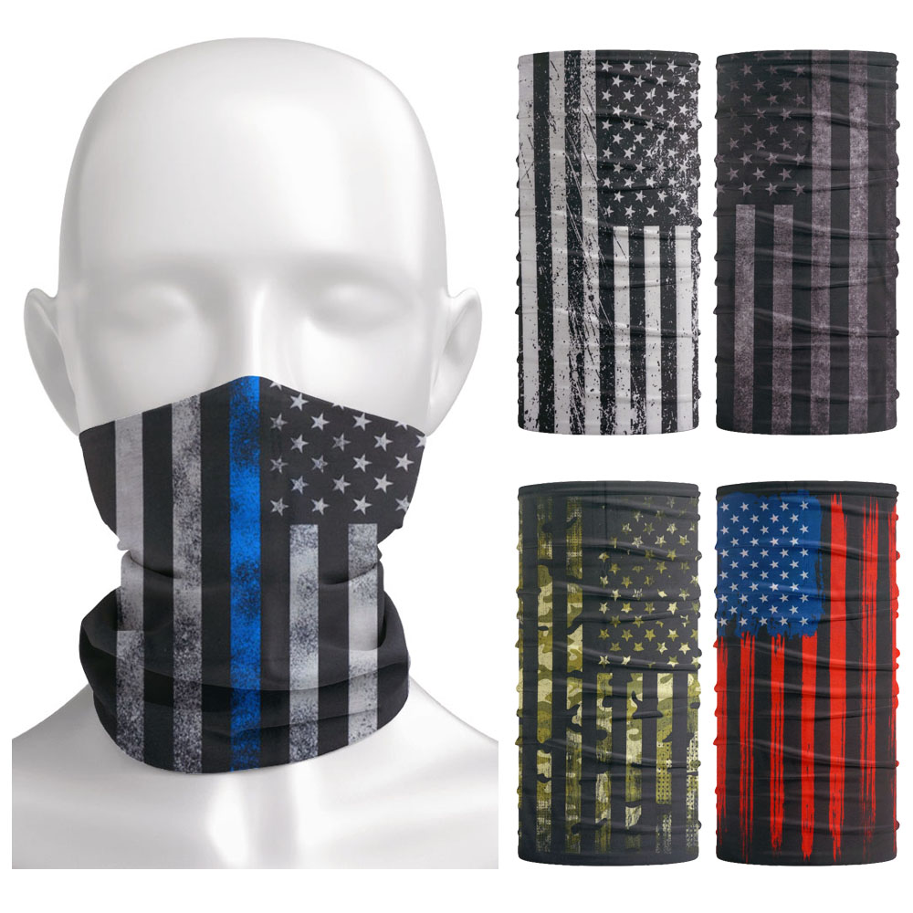 Custom America Flag Neck Gaite - Running Gear Youtube 评论和价格