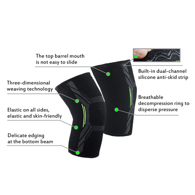 Single Knee Pad Knitted Nylon  - Running Gear In The Cold 评论和价格