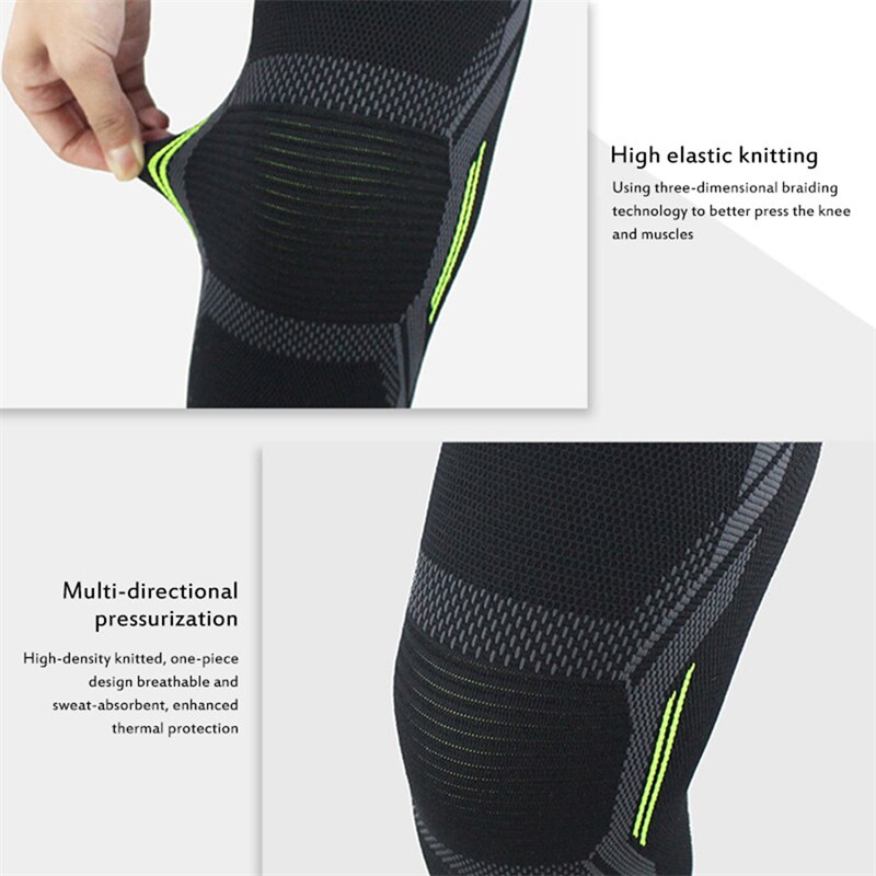 Single Knee Pad Knitted Nylon  - Running Gear In The Cold 评论和价格