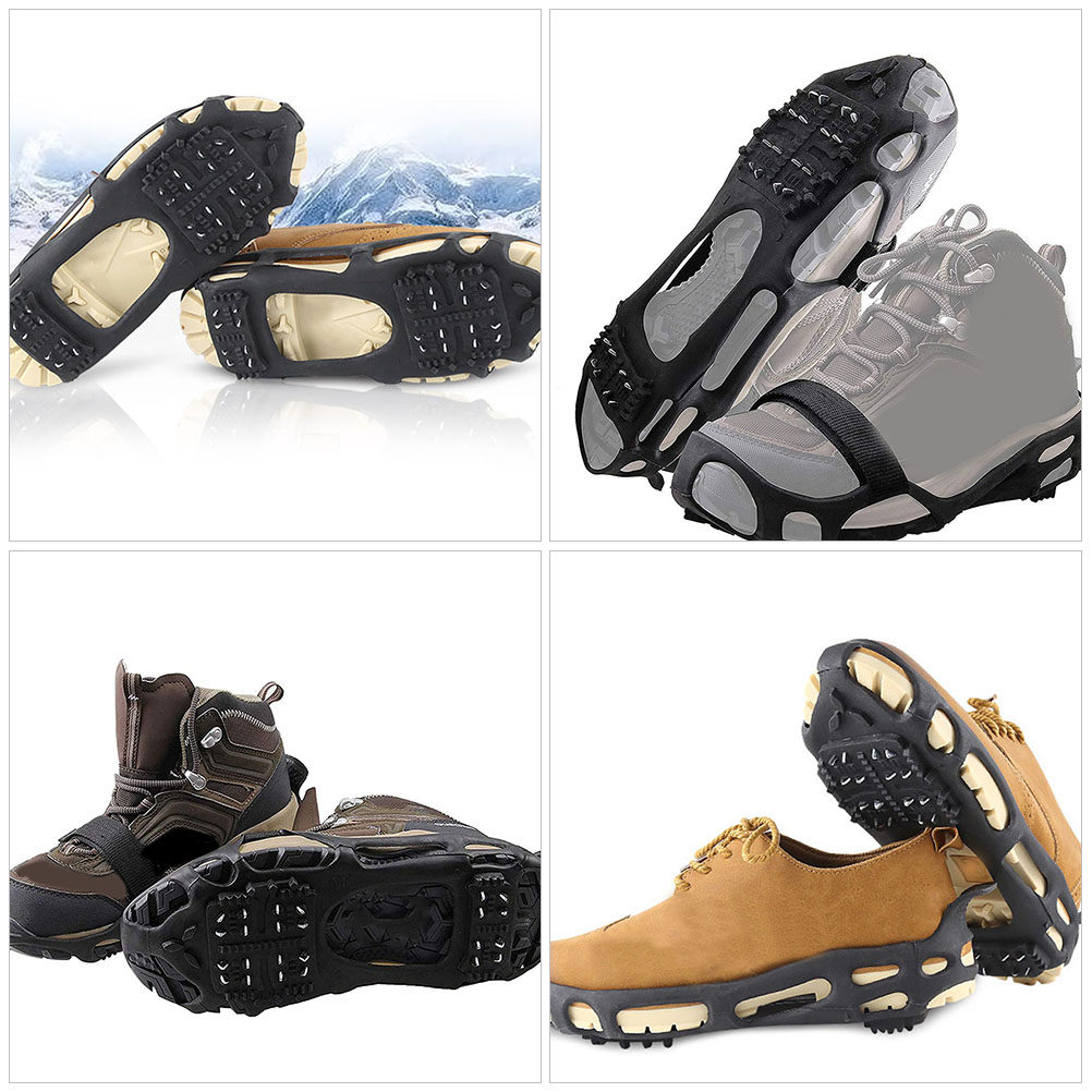 1Set Anti-Slip Ice Grippers Tp - Running Gear In Snow 评论和价格