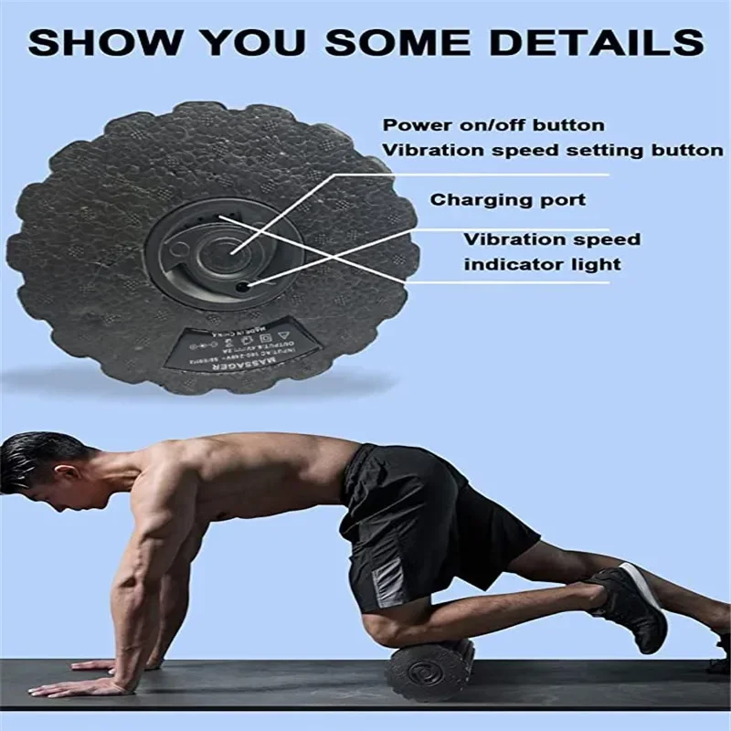 4-Speed Vibrating Electric Yog - Muscle Roller Stick 评论和价格