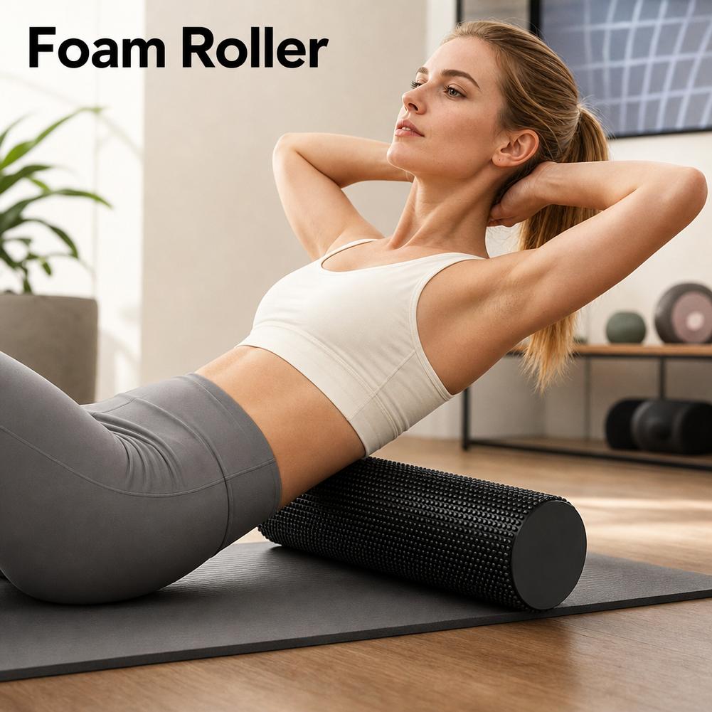 EVA Yoga Foam Roller High Dens - Muscle Roller Stick 评论和价格