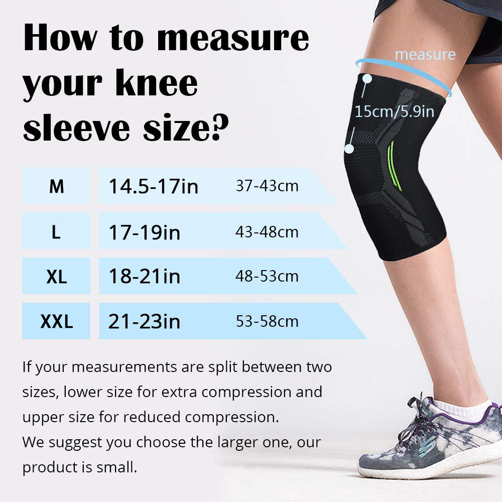 Single Knee Pad Knitted Nylon  - Running Gear In The Cold 评论和价格