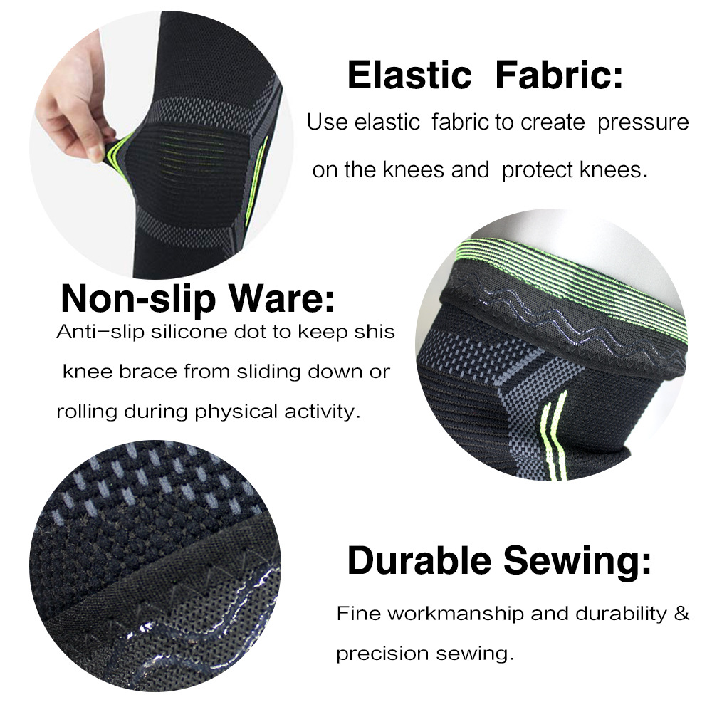 Single Knee Pad Knitted Nylon  - Running Gear In The Cold 评论和价格