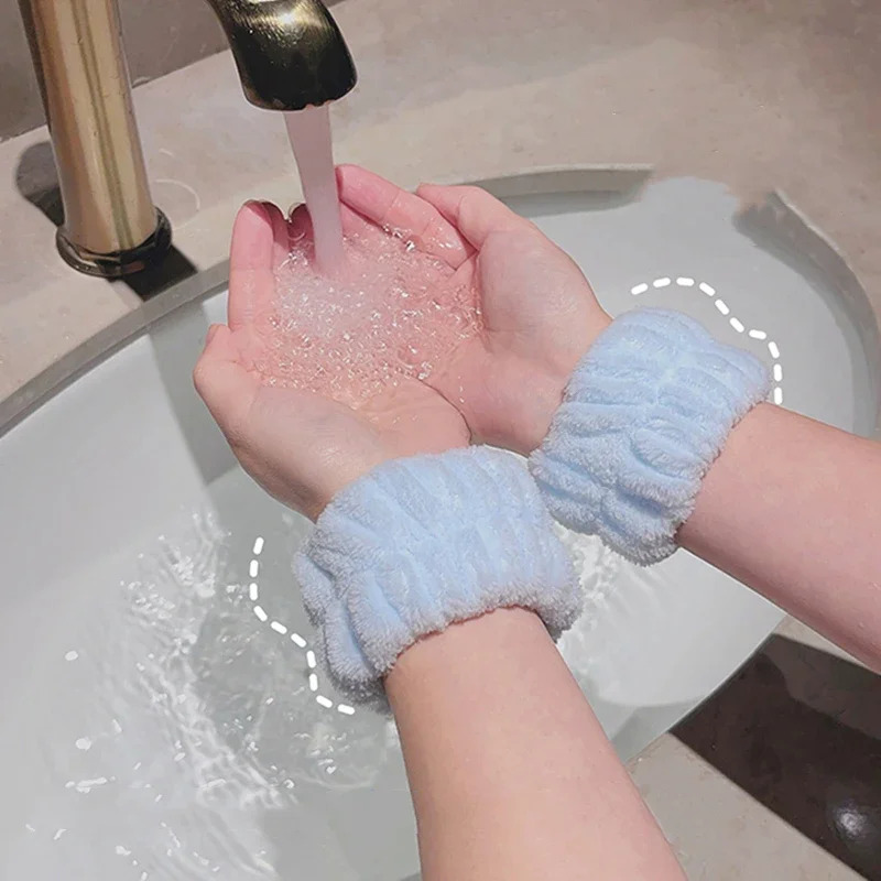 1/2/4pcs Winter Wash Face And  - Sweat Band Wrist 评论和价格