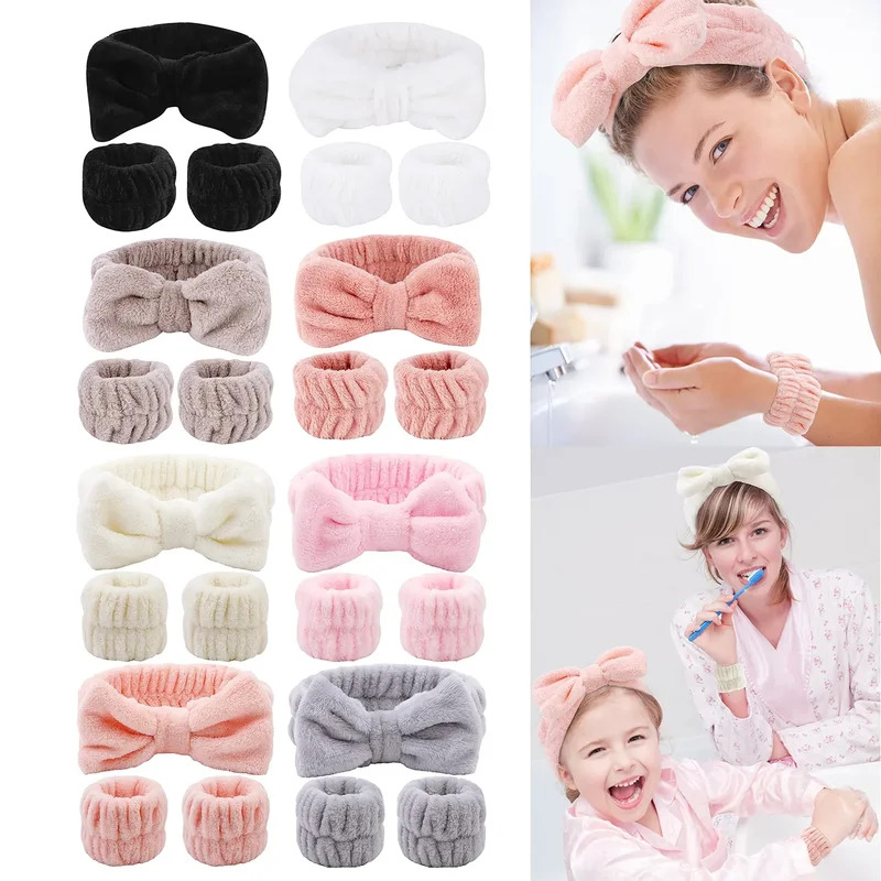 1/2/4pcs Winter Wash Face And  - Sweat Band Wrist 评论和价格