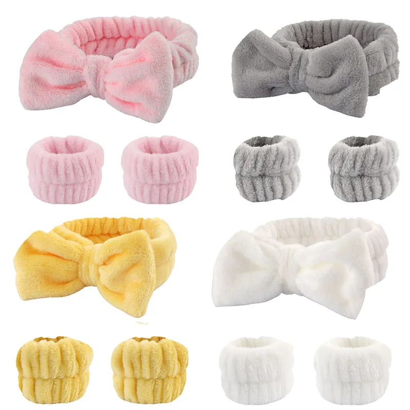 1/2/4pcs Winter Wash Face And  - Sweat Band Wrist 评论和价格