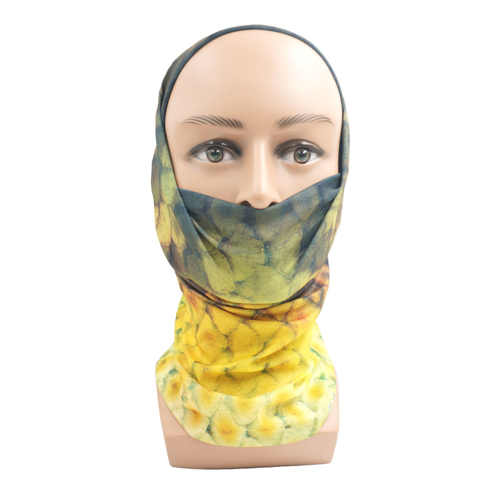 Fish Scales Pattern Neck Gaite - Running Gear Youtube 评论和价格