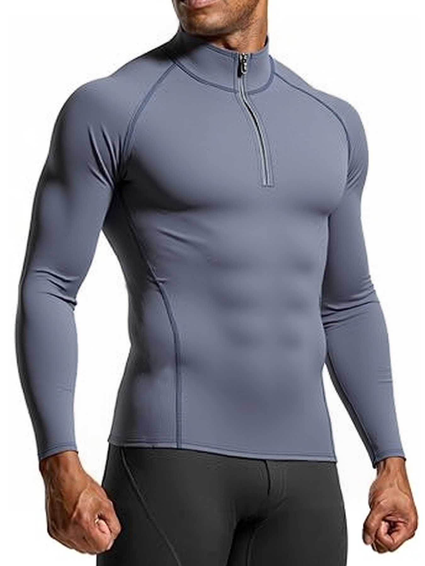 Men Bodybuilding Sport T-shirt - Running Gear Winter 评论和价格