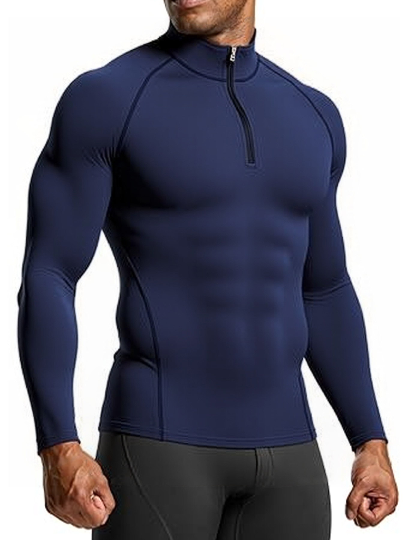 Men Bodybuilding Sport T-shirt - Running Gear Winter 评论和价格